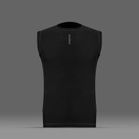 FIREOX Men’s Sleeveless Base Layer Shirt, Black