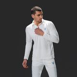 FIREOX Cricket Kit Full Sleeve, White Blue