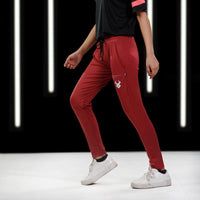 Fireox Women Pro Joggers Star Line, Maroon