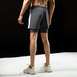 FIREOX Actifit Shorts, Grey White Panel, 2024