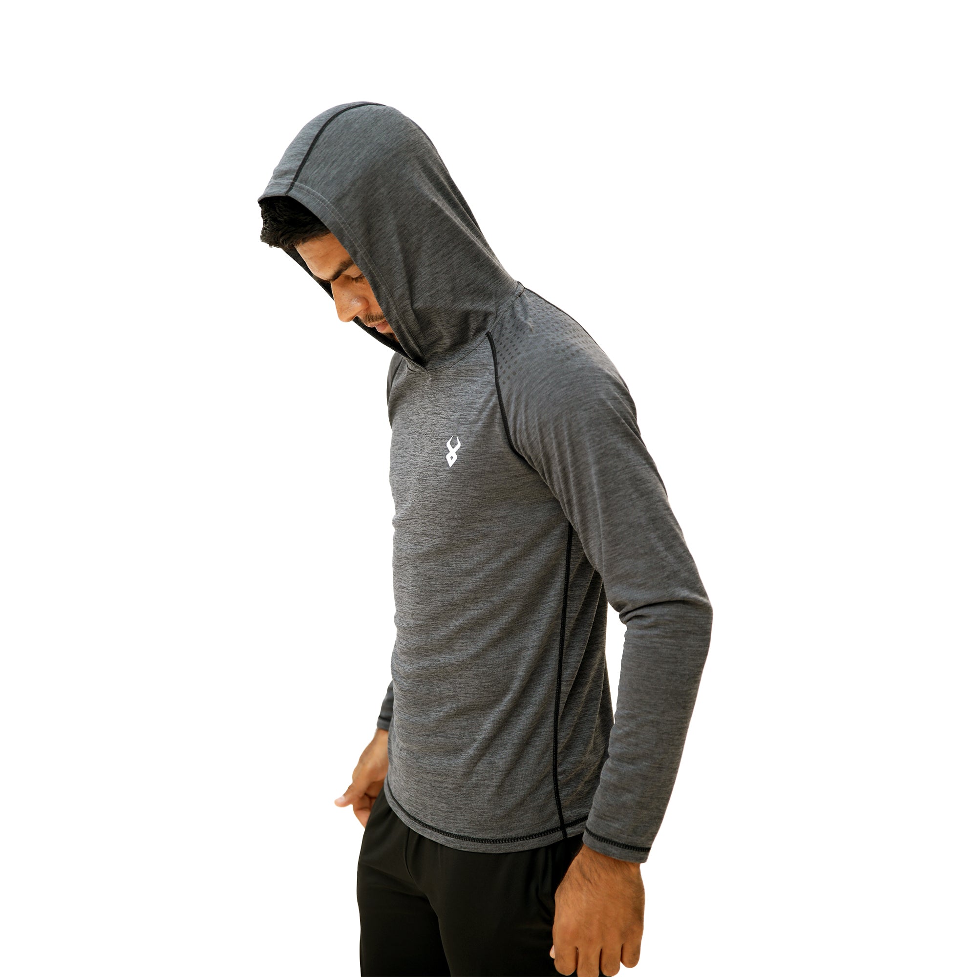 Fireox Pullover Hoodie, Grey