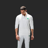 FIREOX Cricket Kit Full Sleeve, White Green