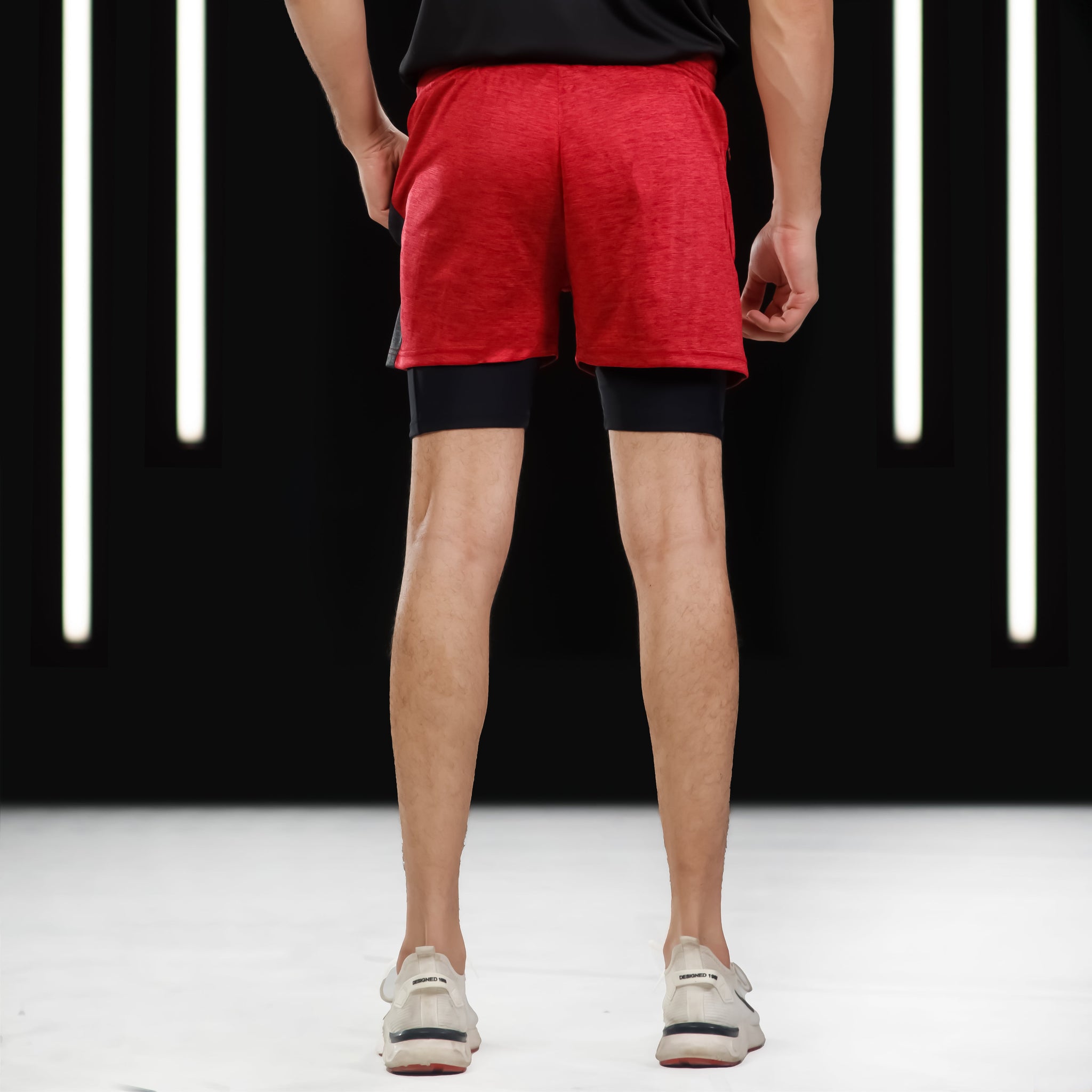 FIREOX Actifit Shorts Katanic, Red Black, 2024