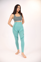 Fireox Yoga Pants, Cyan