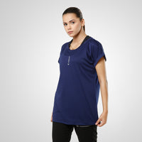 Fireox Hybrid Women T-Shirt, Navy Blue, 2023