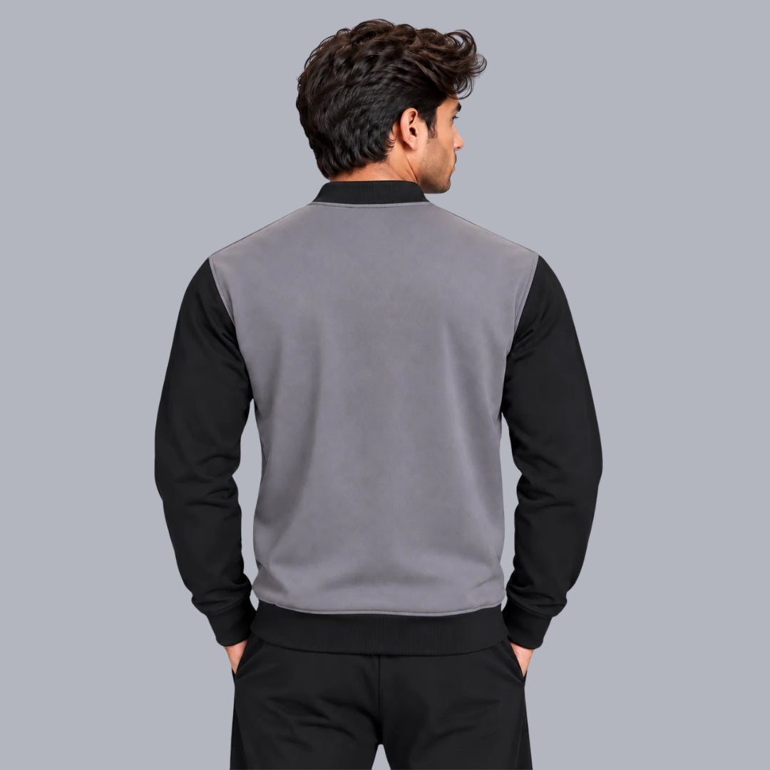 FIREOX MEN Baseball Jacket , Grey, 2026