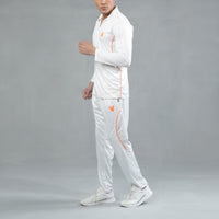 FIREOX Cricket Kit Full Sleeve, White, Orange, D2