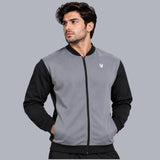 FIREOX MEN Baseball Jacket , Grey, 2026