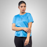 FIREOX Actifit Women T-Shirt, Sky Blue, 2022