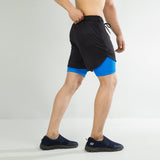 FIREOX Actifit Shorts , Black Blue