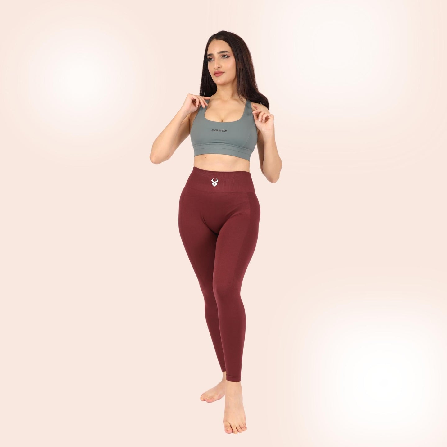 Fireox Yoga Pants, Maroon