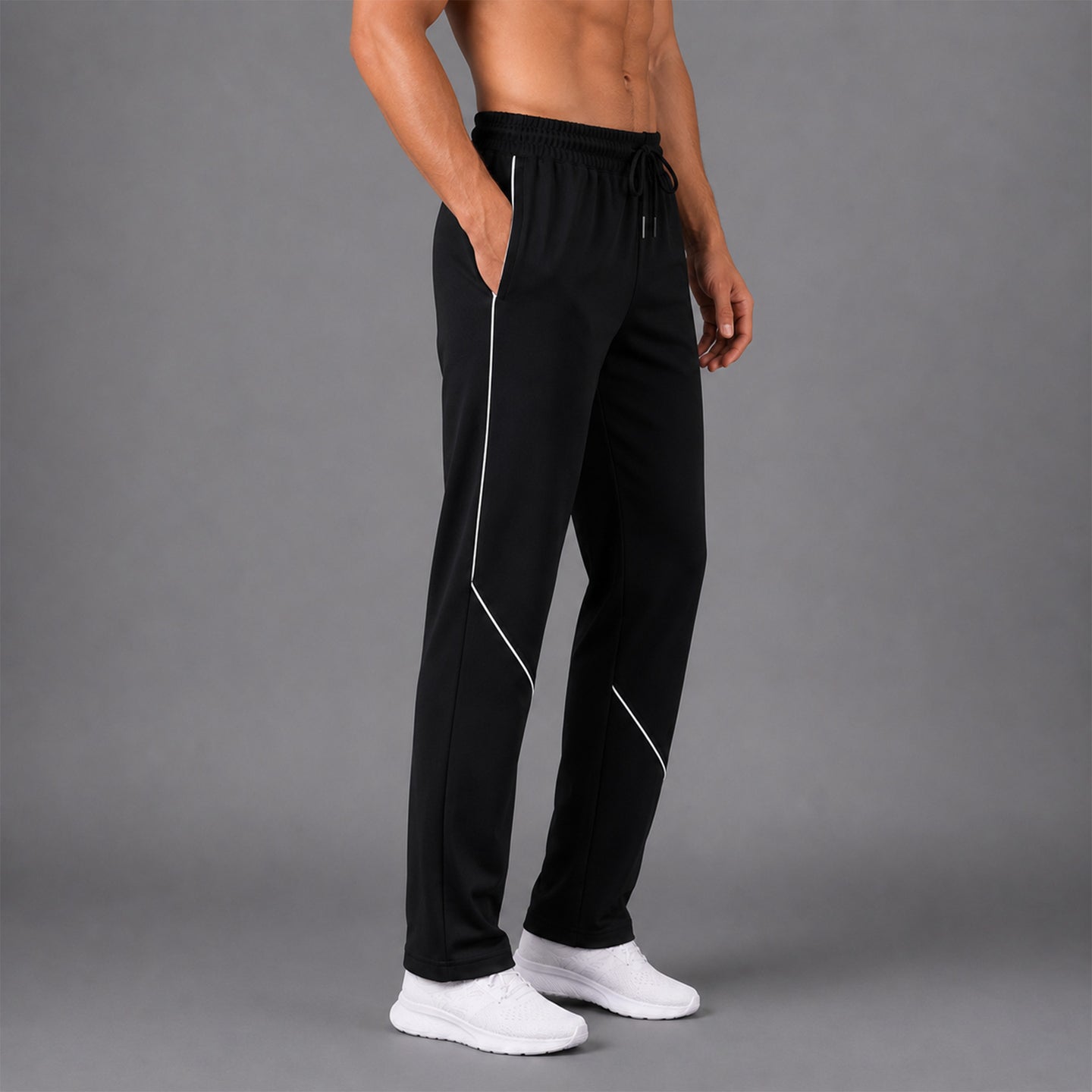 Fireox Straight Fit Trouser, Black-1, 2026