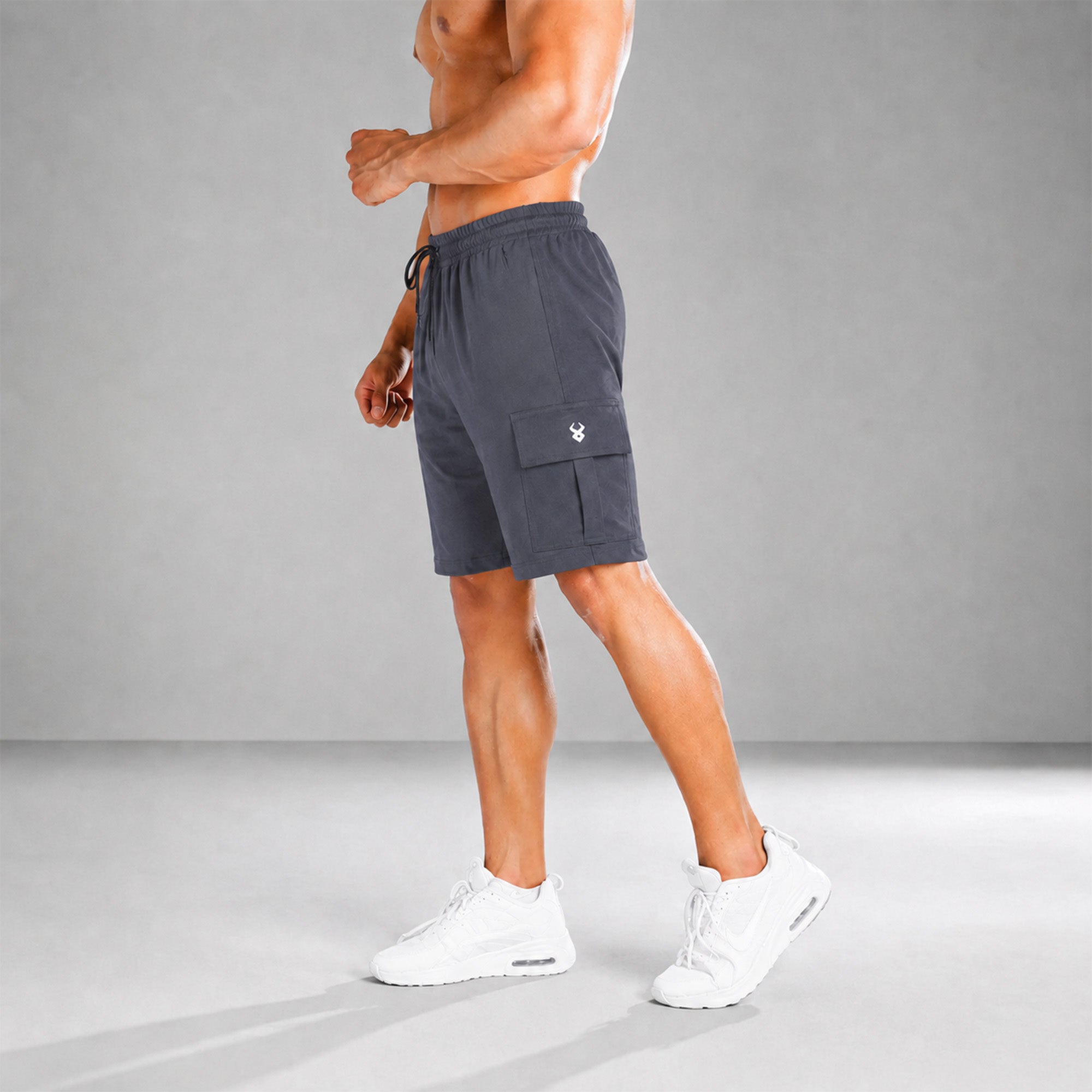 Fireox Cargo Shorts, Charcoal, 2026