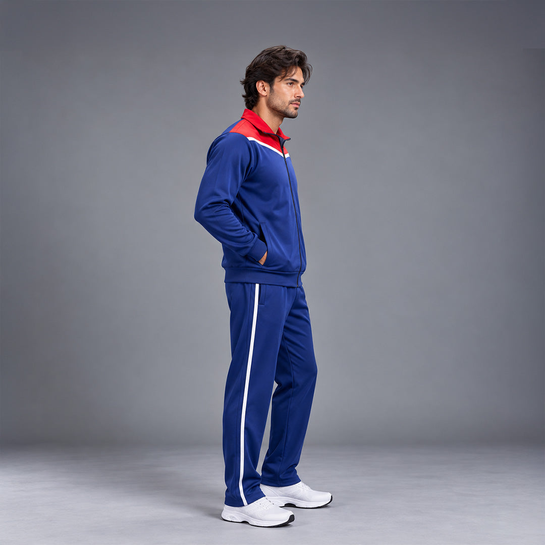 Fireox Tracksuit, Navy Red, 2026