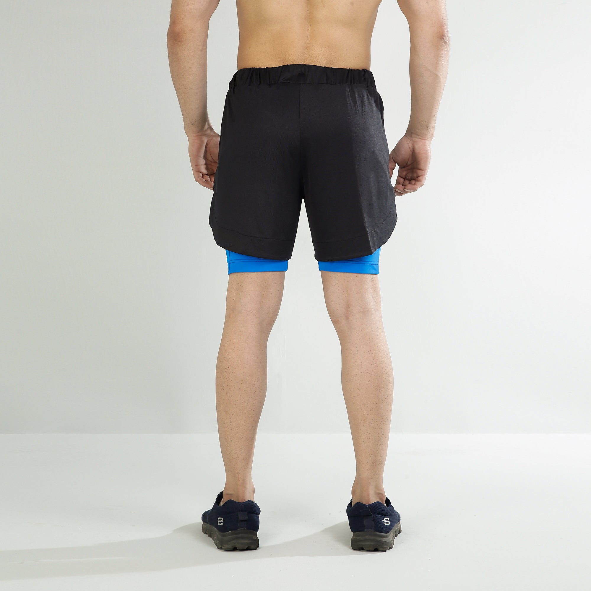 FIREOX Actifit Shorts , Black Blue