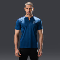 Fireox Activewear T-Shirt, Navy Blue, 2024