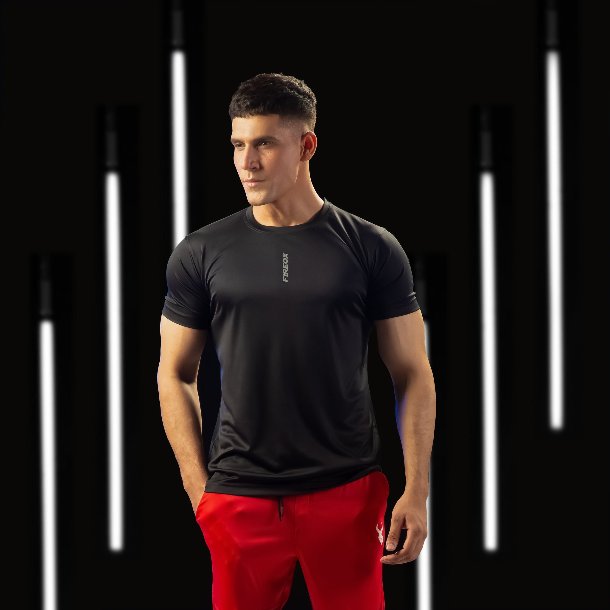 FIREOX Actifit T-Shirt Black, D1, 2024