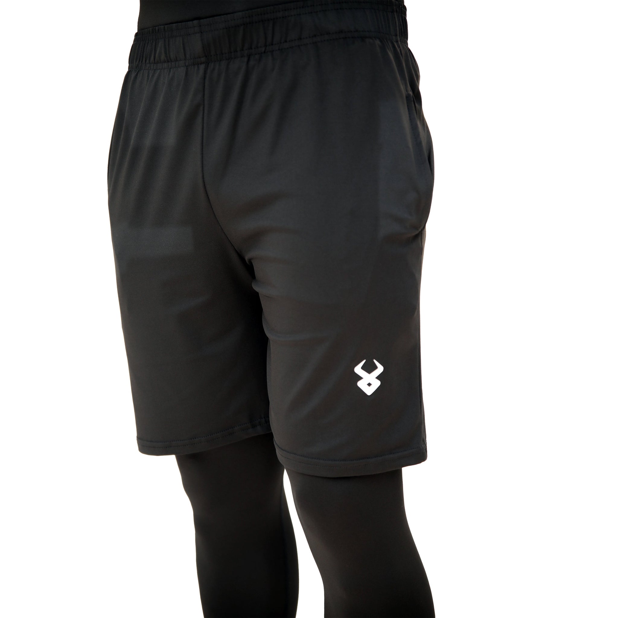 Fireox Mens Compression Shorts & Leggings, Black