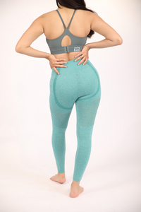 Fireox Yoga Pants, Cyan