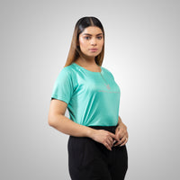 FIREOX Actifit Women T-Shirt, Turquoise, 2022,