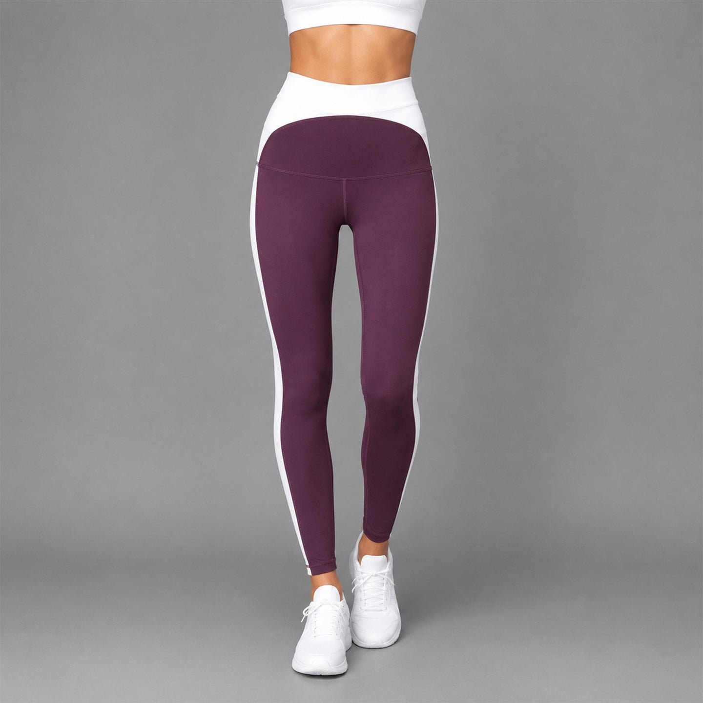 Fireox Activewear Leggings, Pulm White