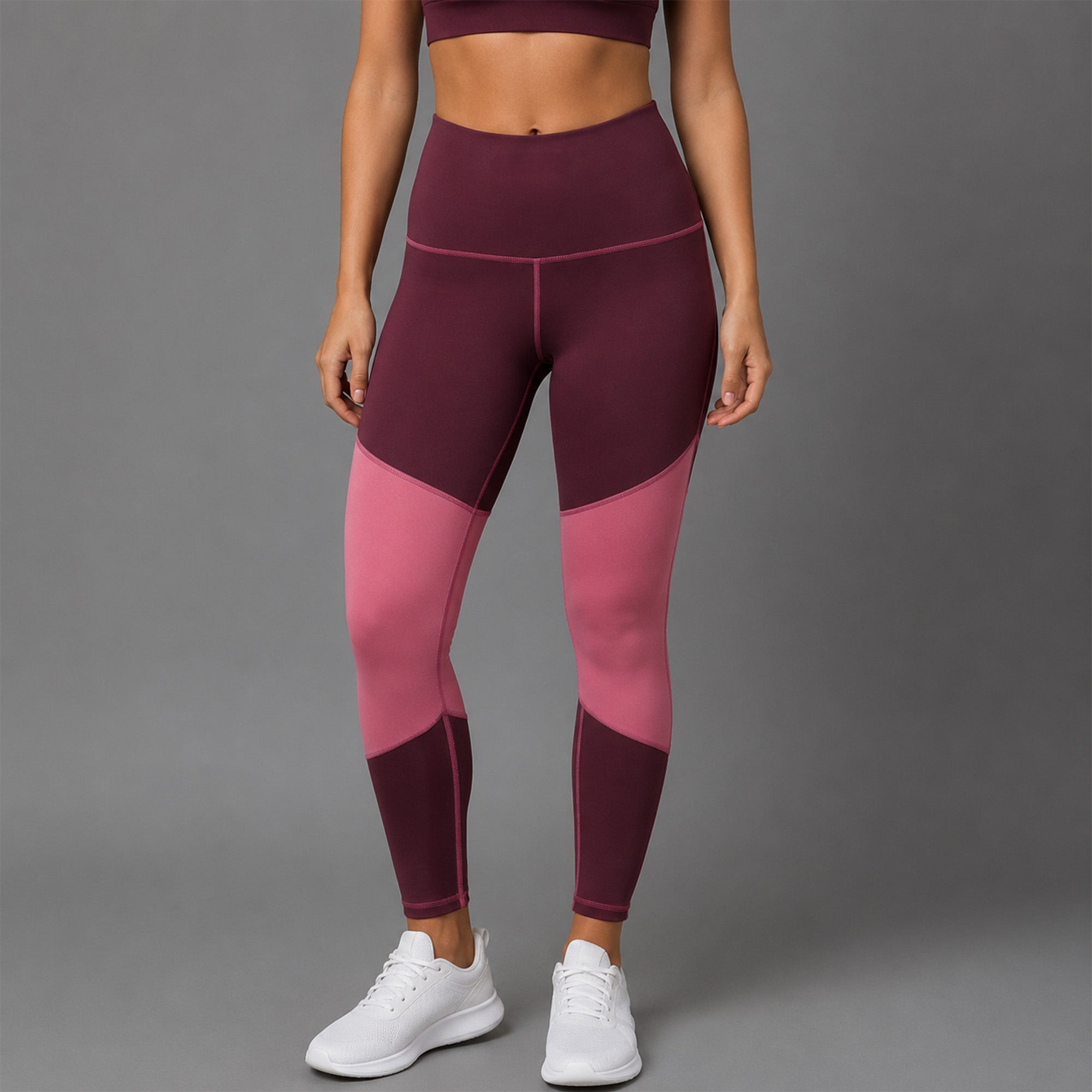 Fireox Activewear Leggings, Plum Pink