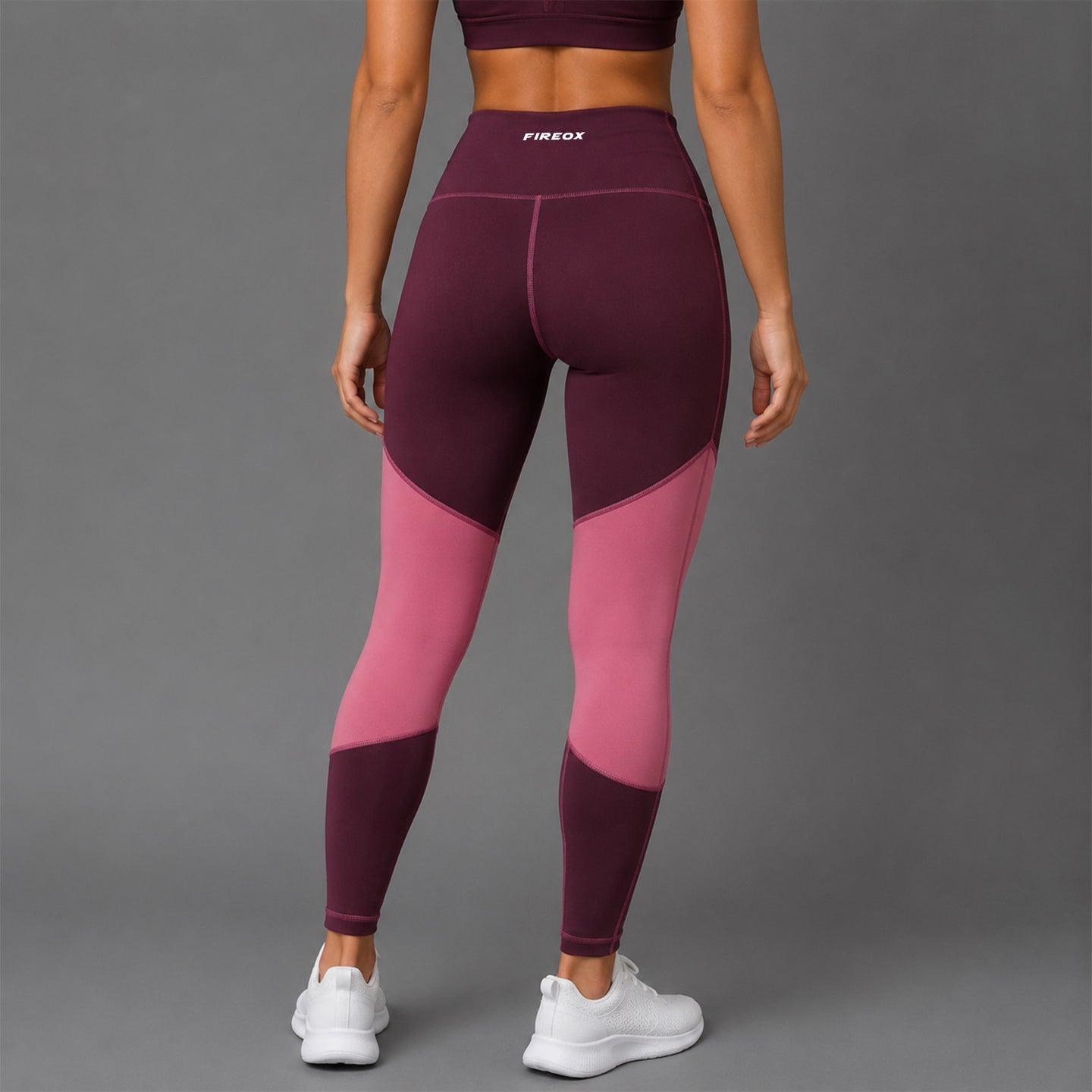 Fireox Activewear Leggings, Plum Pink