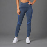 Fireox Activewear Leggings, Grey Navy