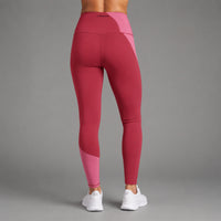 Fireox Activewear Leggings, Maroon Pink