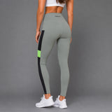 Fireox Activewear Leggings, Green Black