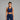 Fireox Sports Bra, Navy Yellow