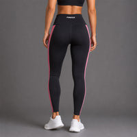 Fireox Activewear Leggings, Black Pink