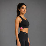 Fireox Sports Bra, Black Pink