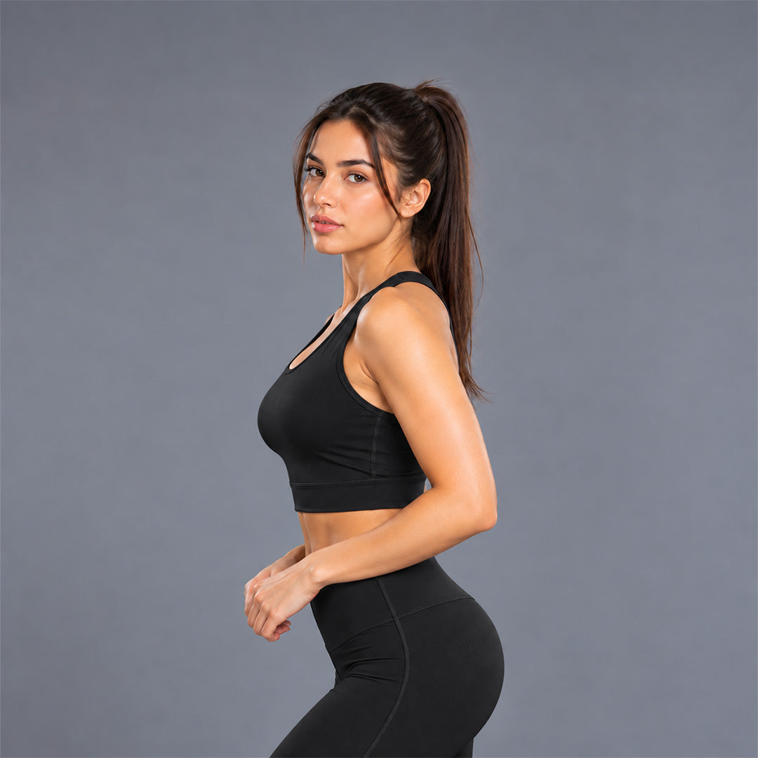 Fireox Sports Bra, Black-1, 2026