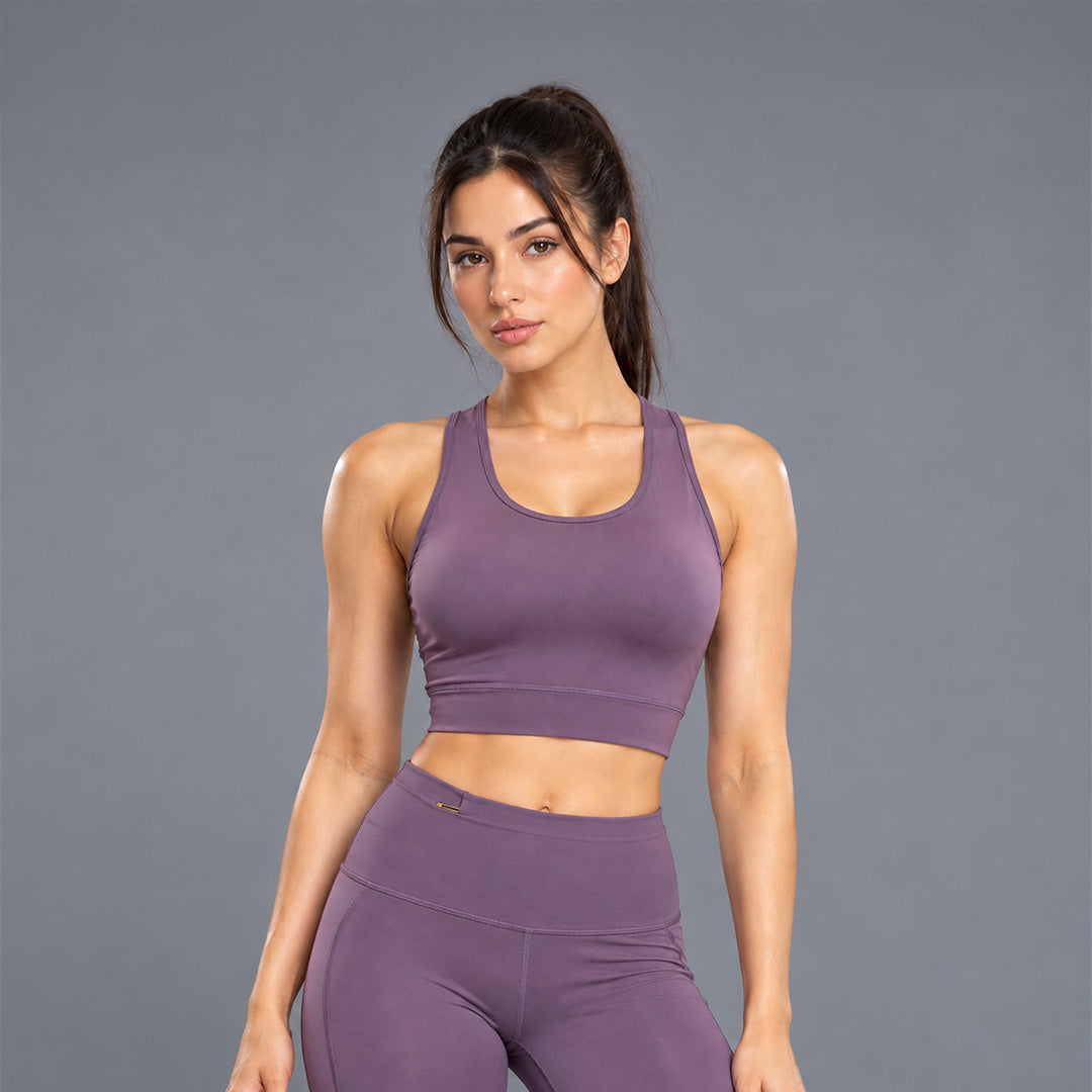 Fireox Sports Bra, Violet-1, 2026