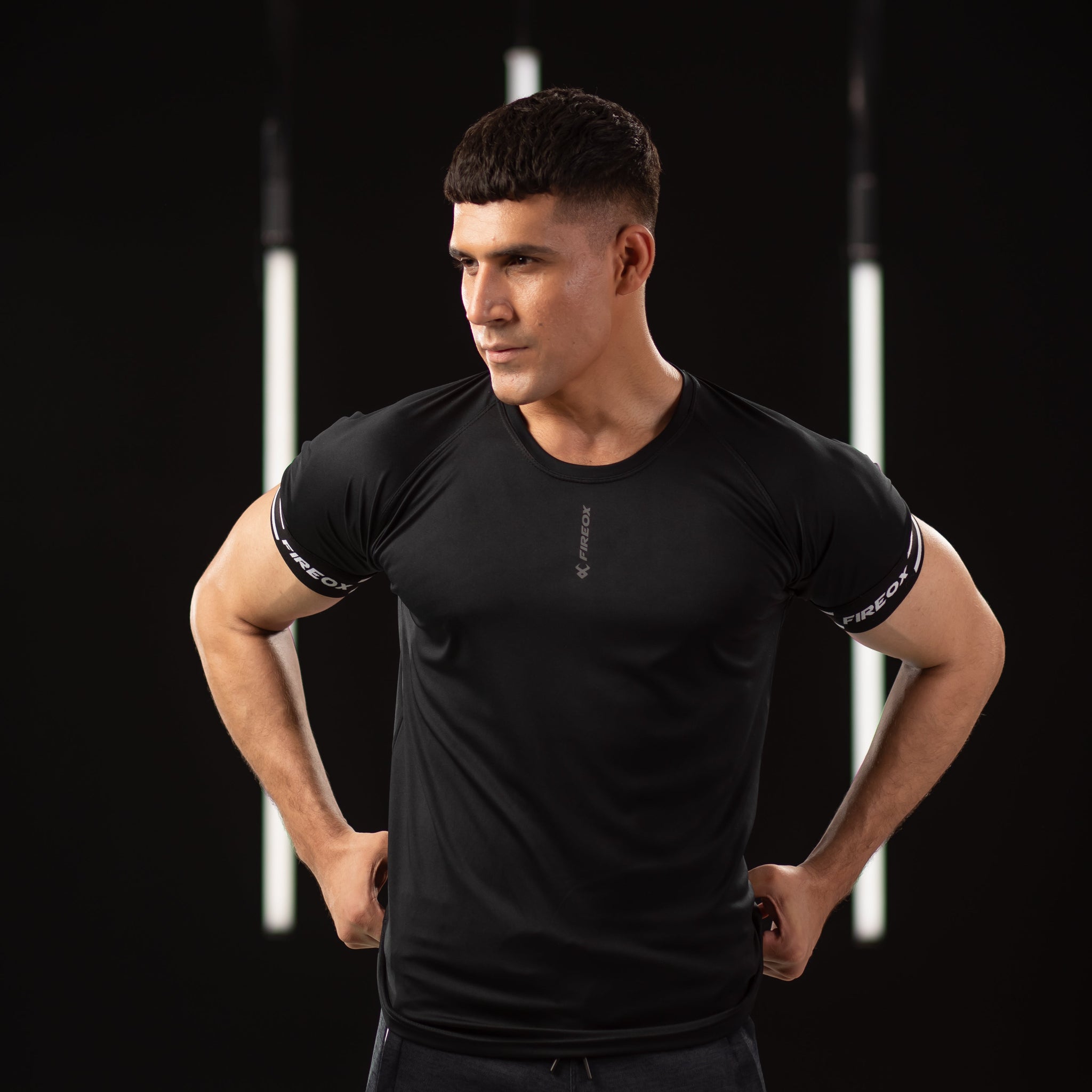 FIREOX Actifit T-Shirt Black, D1, 2024