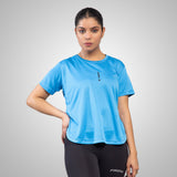 FIREOX Actifit Women T-Shirt, Sky Blue, 2022