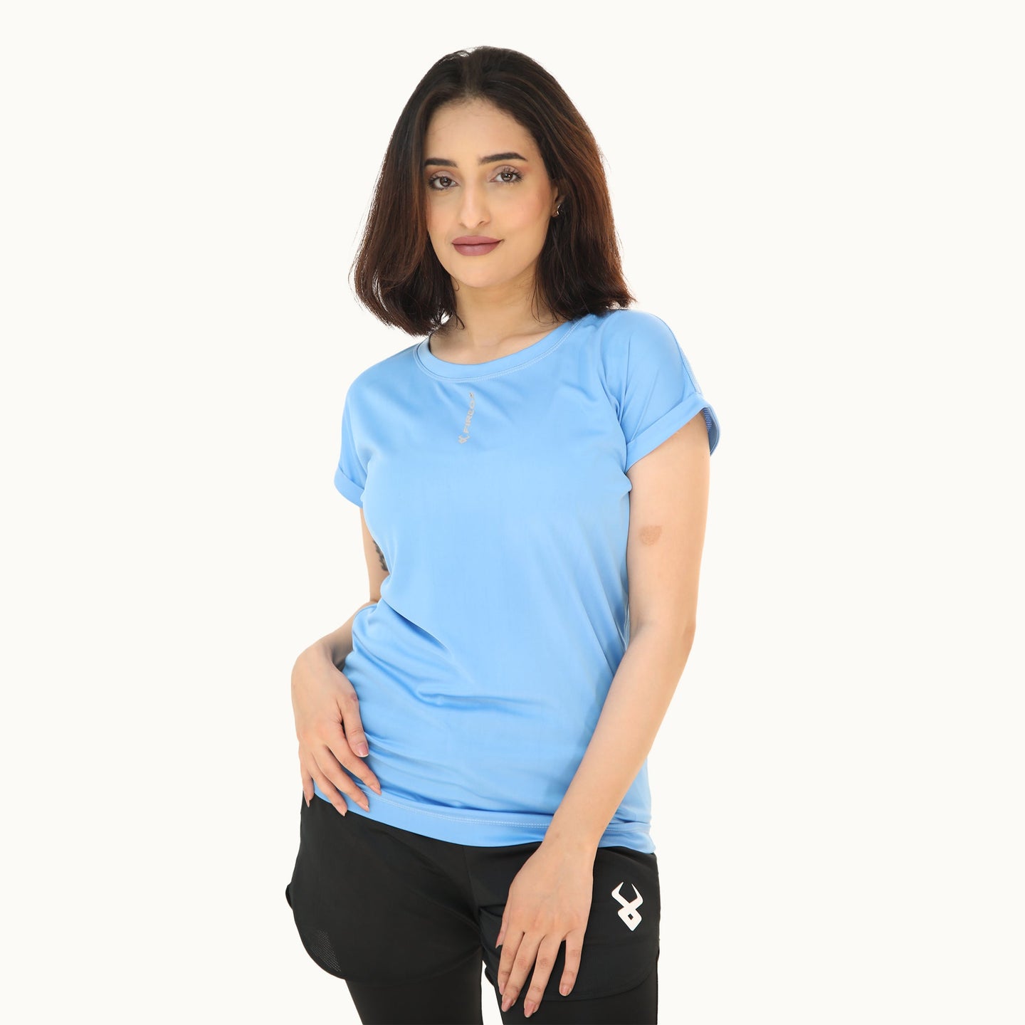 Fireox Hybrid Women T-Shirt, Sky Blue