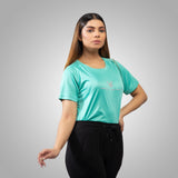 FIREOX Actifit Women T-Shirt, Turquoise, 2022,