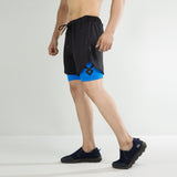 FIREOX Actifit Shorts , Black Blue