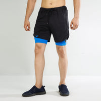 FIREOX Actifit Shorts , Black Blue