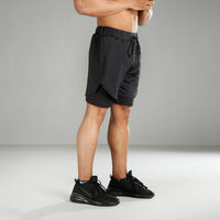 FIREOX Actifit Shorts , Plain Black