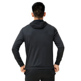 Fireox Mens Activewear Hoodie, Black