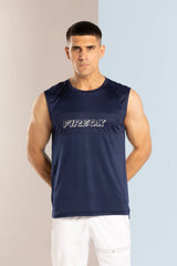 FIREOX ACTIFIT TRAINING TANK TOP, NAVY BLUE, 2023