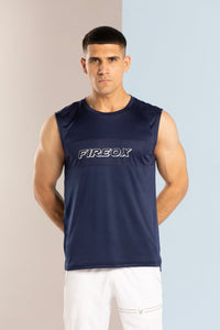 FIREOX ACTIFIT TRAINING TANK TOP, NAVY BLUE, 2023