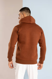 FIREOX HOODIE, BROWN WHITE, 2024