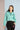 FIREOX Women Hoodie, Cyan, 2024