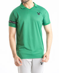 FIREOX ACTIVEWEAR POLO T-SHIRT, GREEN, 2023