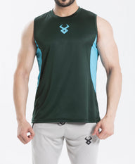 FIREOX Actifit Training Tank Top, Green Blue, 2023