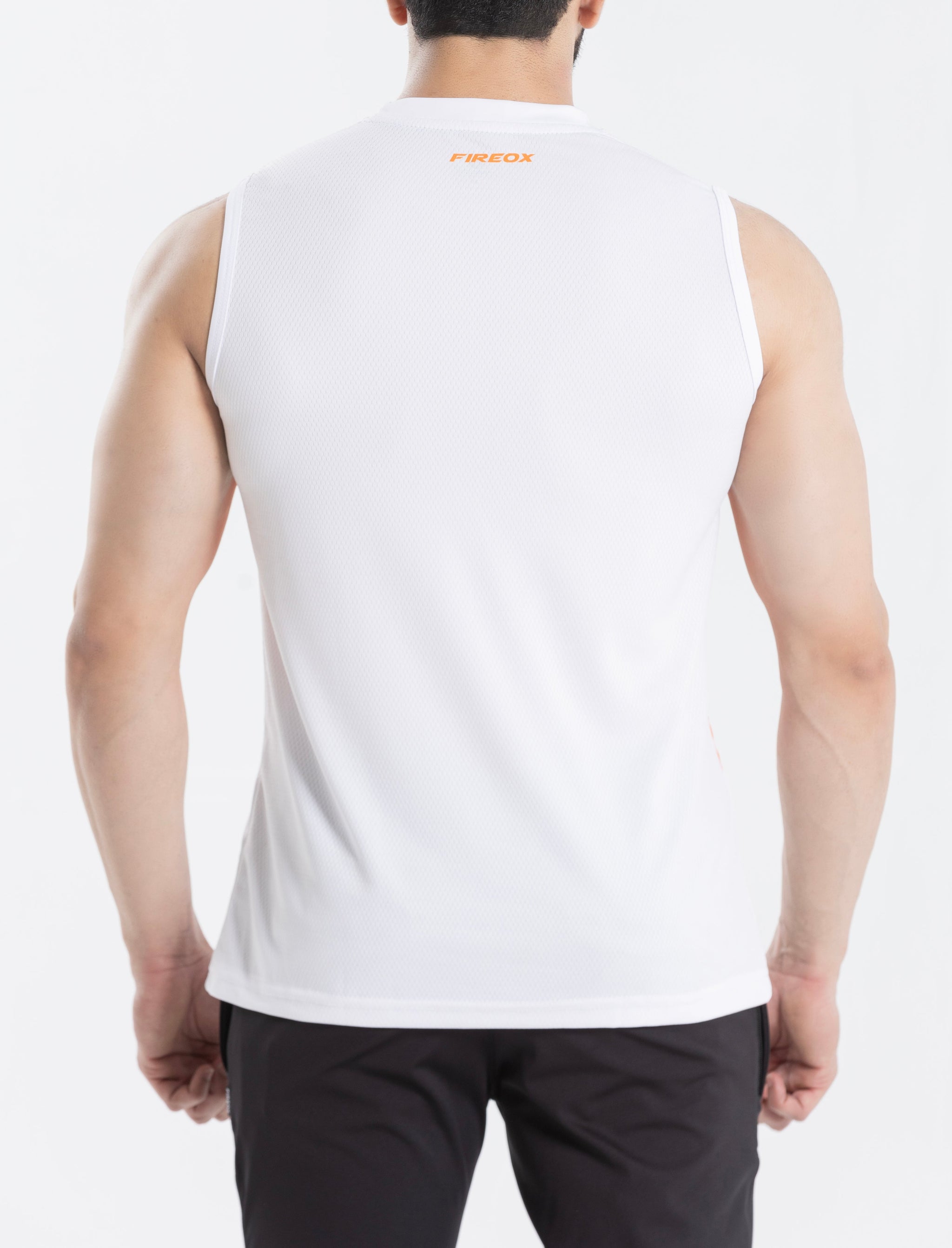 FIREOX Actifit Training Tank Top, White Orange, 2023